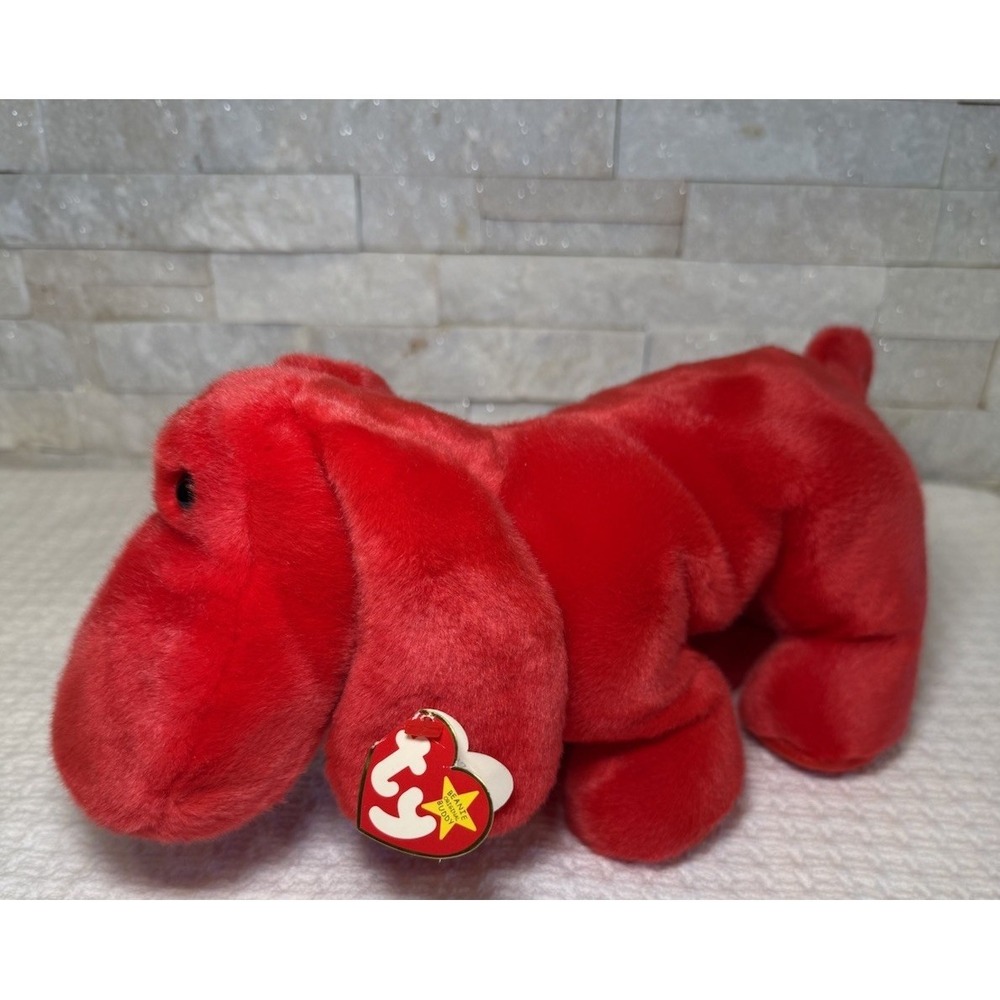 Ty Beanie Babies Rover Red Dog 1996 Beanie Buddies Plush w/ Tag Vintage 13"